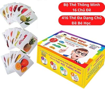 Xả Bộ thẻ học thông minh 16 chủ đề(416 thẻ) cho bé. Mua bán Mẹ và bé tại Quận Hoàng Mai Hà Nội được đăng bởi Mr Hoài