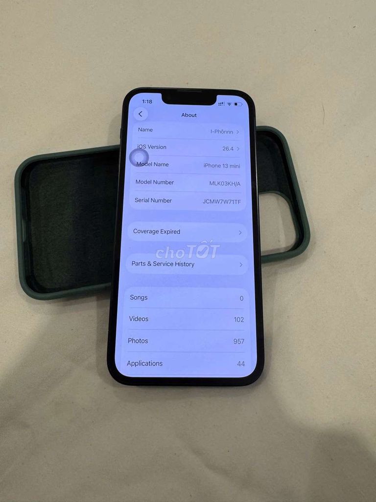 Apple iPhone 13 mini 128GB Đen. Mua bán Điện thoại tại Quận 8 Tp Hồ Chí Minh được đăng bởi Toàn  hình 1