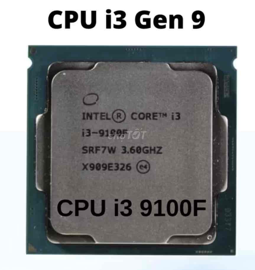 CPU Intel Core i3-9100F. Mua bán Linh kiện (RAM, Card...) tại Thị xã Bến Cát Bình Dương được đăng bởi Buu Dinh 93 hình 1