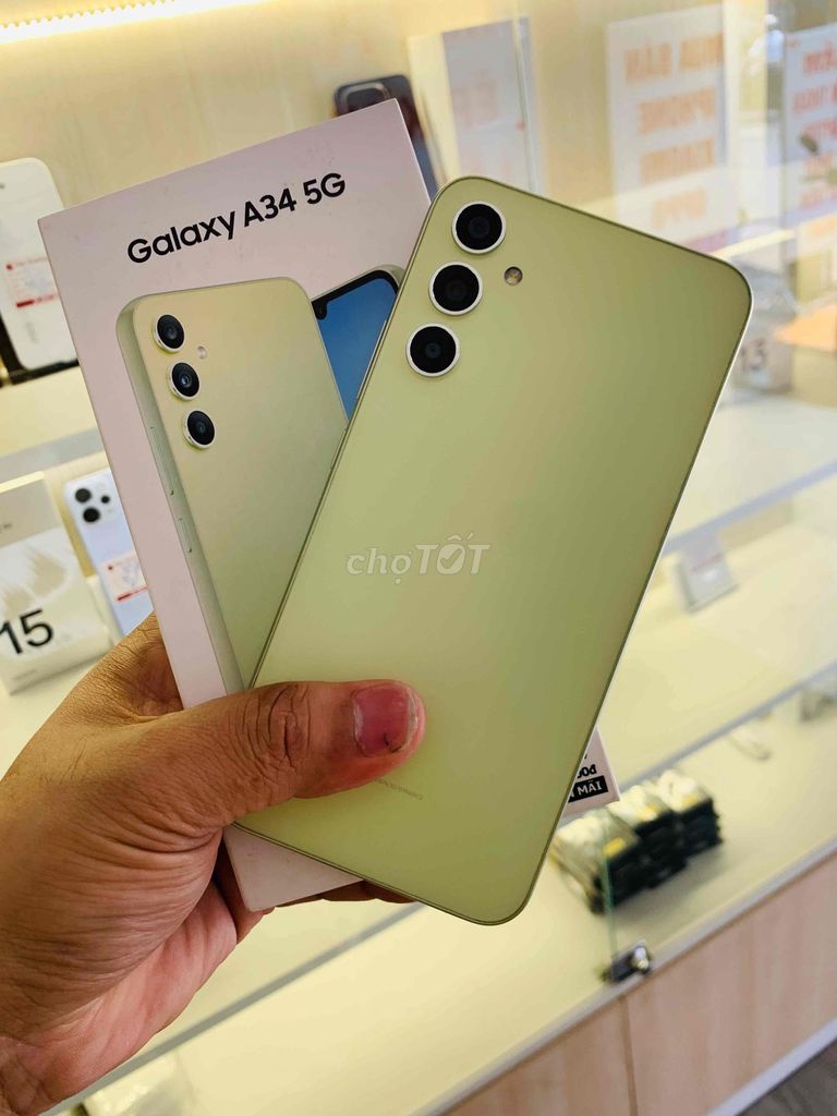 Samsung Galaxy A34 5G 8/128GB Đẹp 99%. Mua bán Điện thoại tại Quận Ninh Kiều Cần Thơ được đăng bởi shop một chín tám tám hình 1