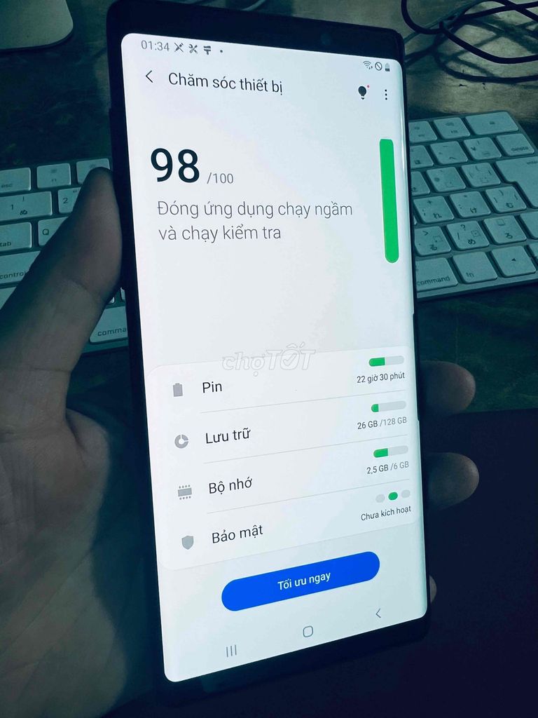 Samsung Galaxy Note 9 128GB Đen. Mua bán Điện thoại tại Quận 8 Tp Hồ Chí Minh được đăng bởi Văn Bình mobile  hình 1