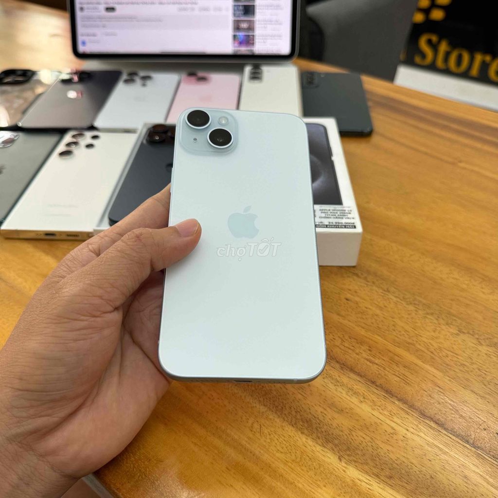 iPhone 15 Plus 256Gb Xanh Blue Đẹp Nhất Bảng Màu