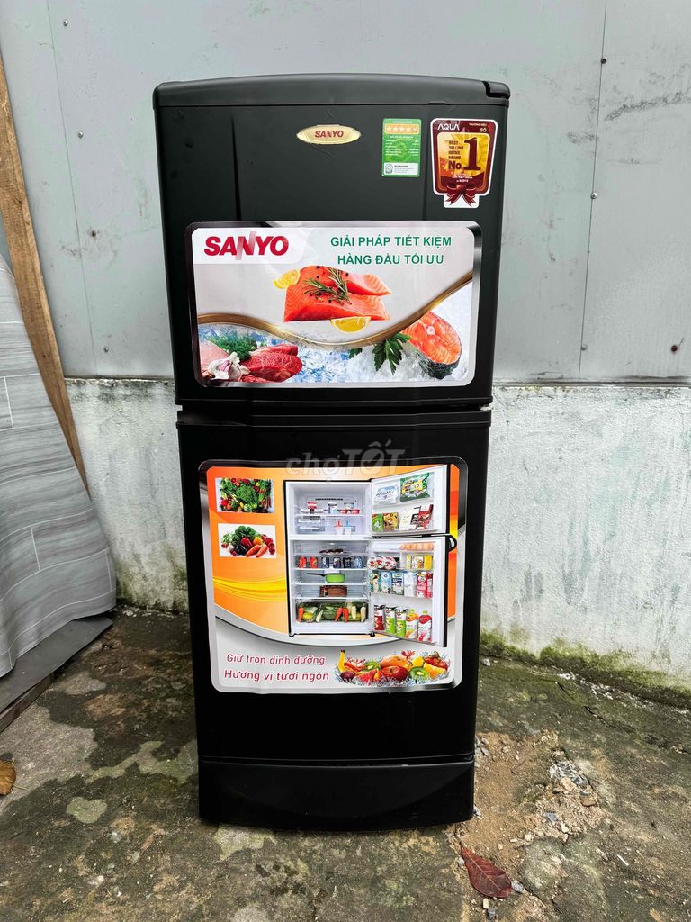 tủ lạnh sanyo 120lít ko đóng tuyết❤️