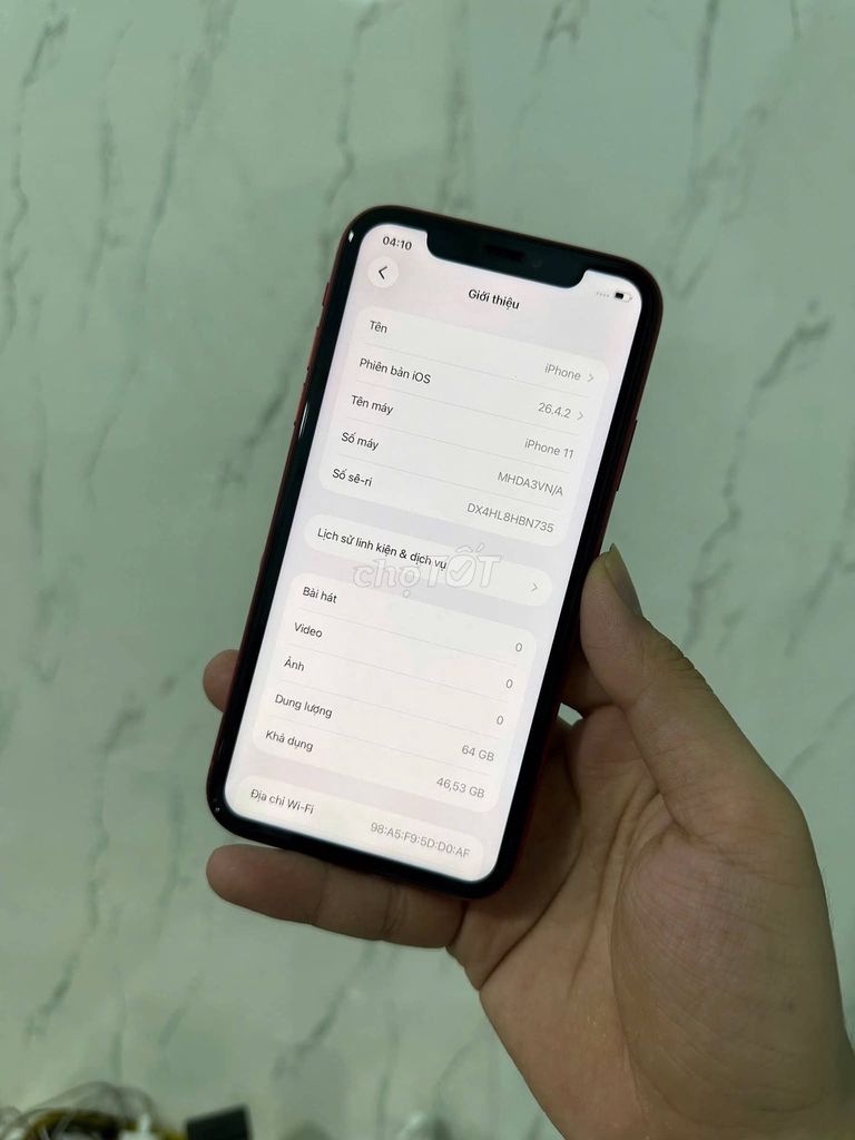 Apple iPhone 11 64GB Đỏ. Mua bán Điện thoại tại Quận 1 Tp Hồ Chí Minh được đăng bởi Hội Đồ Điện Tử hình 1