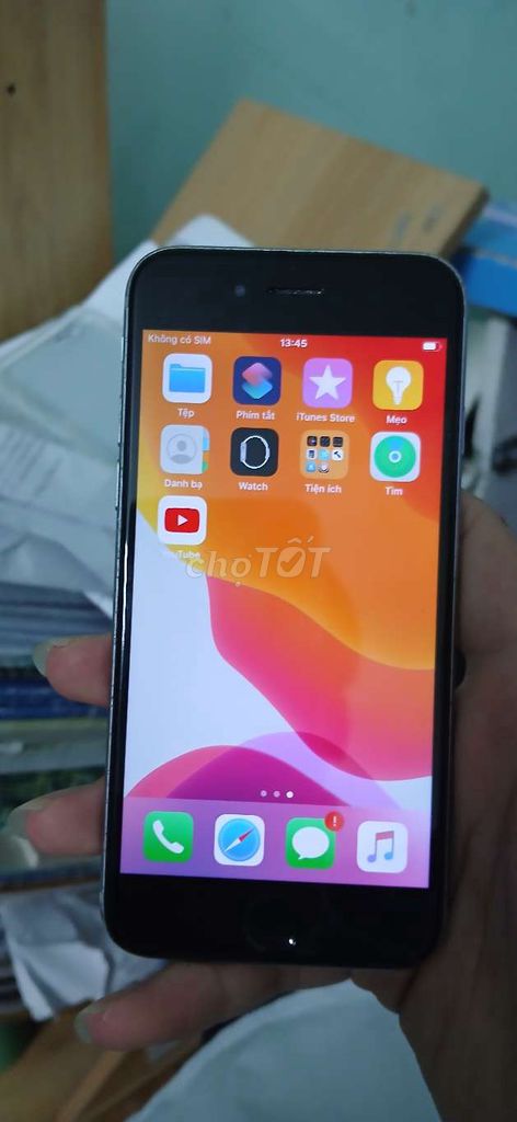 iPhone 6S 32GB Đen Mất vân tay,lắp sim ko lên sóng. Mua bán Điện thoại tại Huyện Lâm Thao Phú Thọ được đăng bởi Quân Ah hình 1