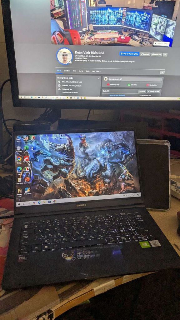 Mouse pro vỏ kim loạii7Gen10 16GB/256GBcard rời2gb. Mua bán Laptop tại Quận 12 Tp Hồ Chí Minh được đăng bởi Laptop Tại Gia hình 1