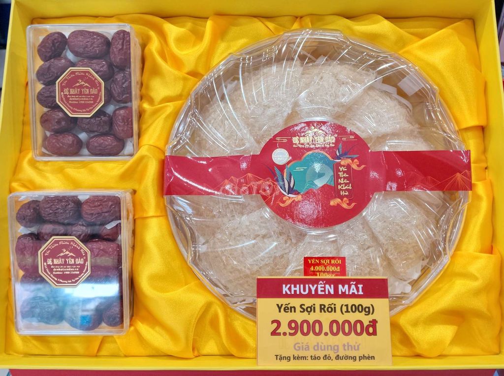 Yến sào Đệ Nhất Yến Đảo Khánh Hòa 100g. Mua bán Đồ ăn, thực phẩm và các loại khác tại Quận 6 Tp Hồ Chí Minh được đăng bởi nguyễn thị mỹ trinh hình 1