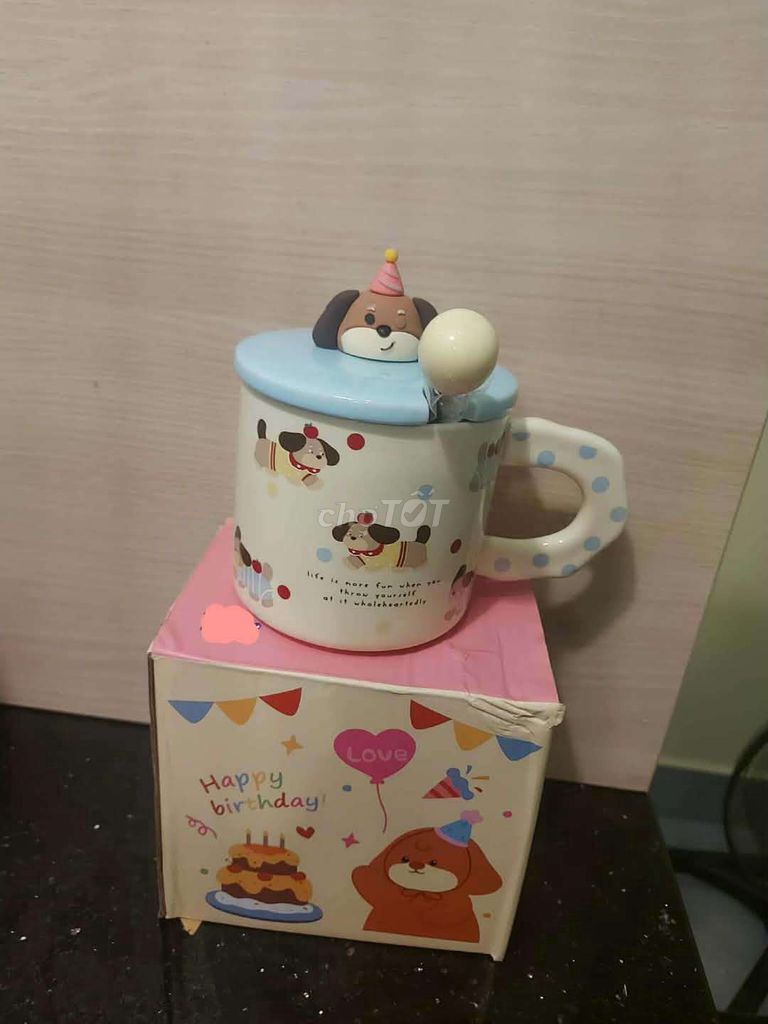 Cốc sứ Gốm sứ Trắng, xanh. Mua bán Dụng cụ nhà bếp tại Thành phố Thuận An Bình Dương được đăng bởi Sầu Riêng hình 1