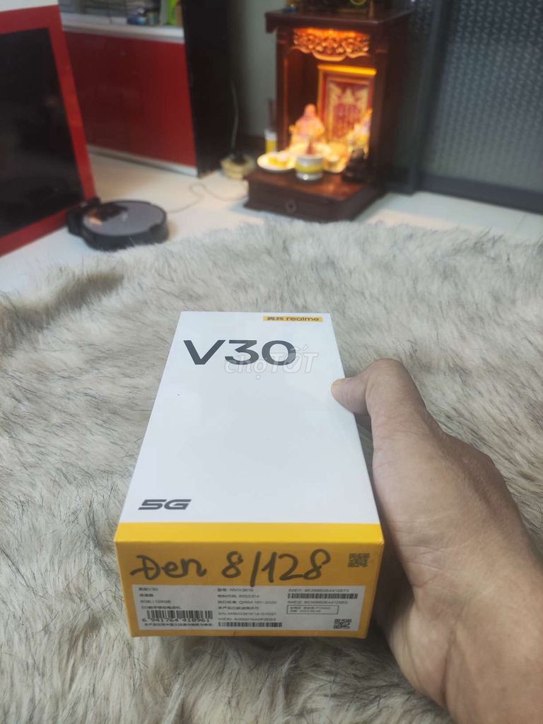 Realme V30 5G 128G sẵn đủ màu. Máy Full Box