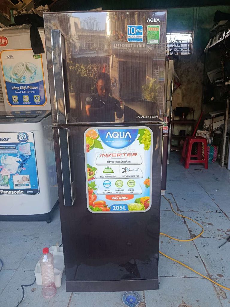 Tủ lạnh Aqua Inverter 205L. Mua bán Tủ lạnh tại Thành phố Huế Thừa Thiên Huế được đăng bởi Huỳnh cool hình 1