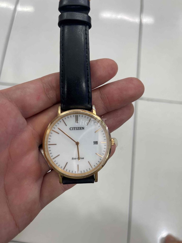 Đồng hồ Citizen Nam Kính sapphire, Dây da. Mua bán Đồng hồ tại Thành phố Thủ Dầu Một Bình Dương được đăng bởi Hoàng Long hình 1
