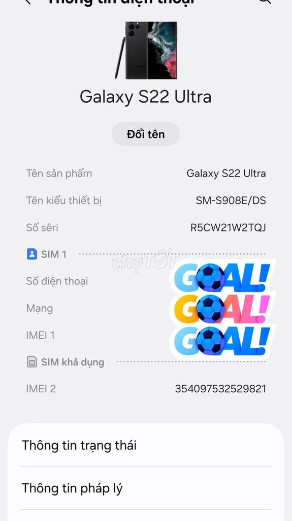 Samsung Galaxy S22 Ultra Đen. Mua bán Điện thoại tại Quận Long Biên Hà Nội được đăng bởi Huy hình 1