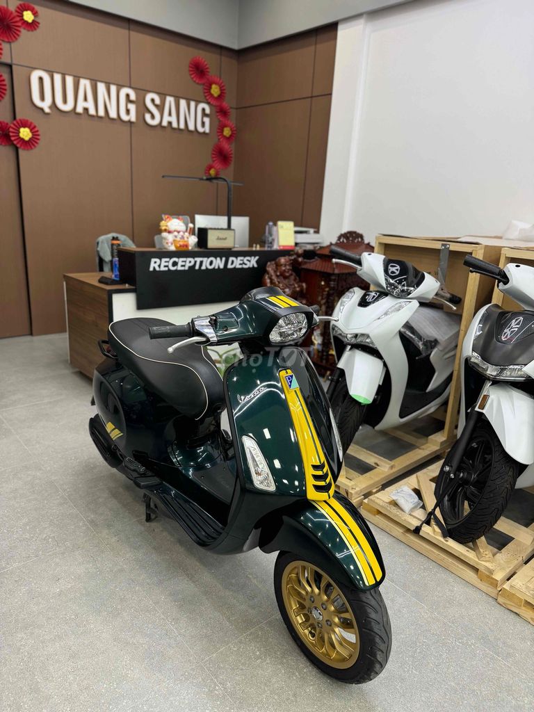 Vespa 150 bản Racing 2020 chuẩn rin đẹp Hỗ trợ gop