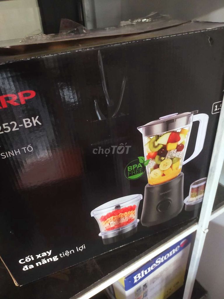 Máy xay sinh tố Sharp EM-252, 3 cối nhựa . Mua bán Bếp, lò, đồ điện nhà bếp tại Quận Cẩm Lệ Đà Nẵng được đăng bởi Bùi Văn Thái  hình 1
