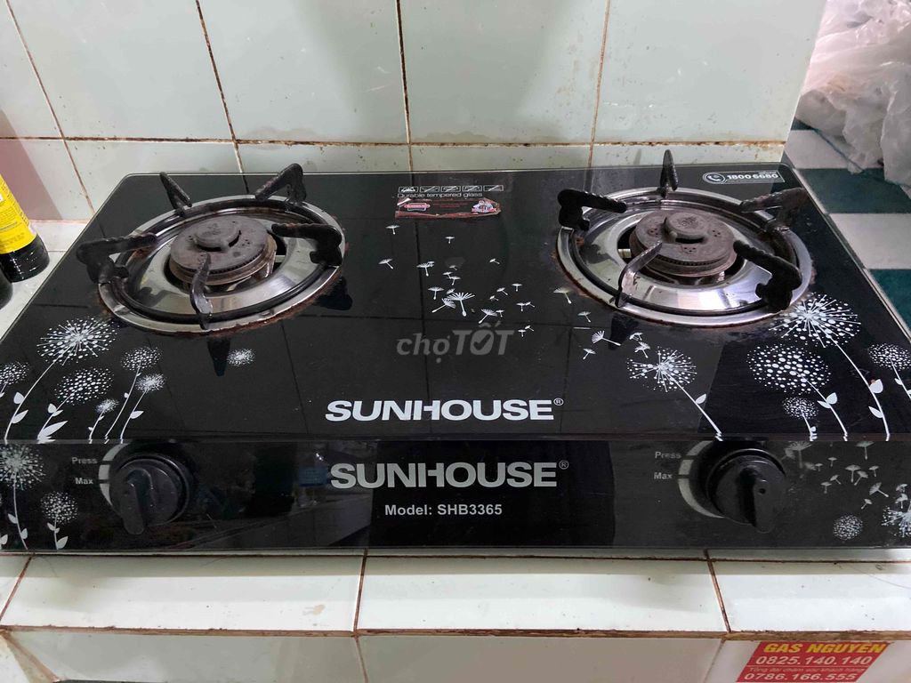 Bếp gas SUNHOUSE SHB3365 Đen Đã qua sử dụng. Mua bán Bếp, lò, đồ điện nhà bếp tại Quận Bình Thạnh Tp Hồ Chí Minh được đăng bởi Thanh Nguyen hình 1