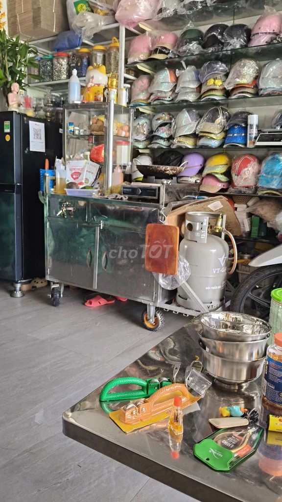 Xe đẩy bán hàng Inox có kệ gas. Mua bán Đồ chuyên dụng, Giống nuôi trồng tại Huyện Cần Giuộc Long An được đăng bởi Chi Chi hình 1