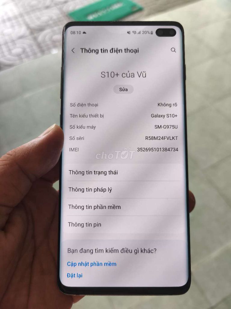 Samsung S10 Plus 128GB Xanh. Mua bán Điện thoại tại Thành phố Phan Thiết Bình Thuận được đăng bởi Viet hình 1