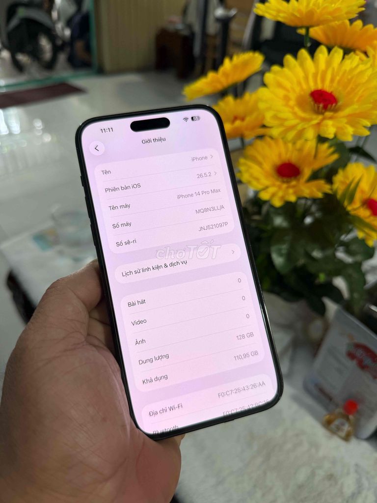 Apple iPhone 14 Pro Max 128GB đen 99%. Mua bán Điện thoại tại Thành phố Biên Hòa Đồng Nai được đăng bởi thanh hình 1