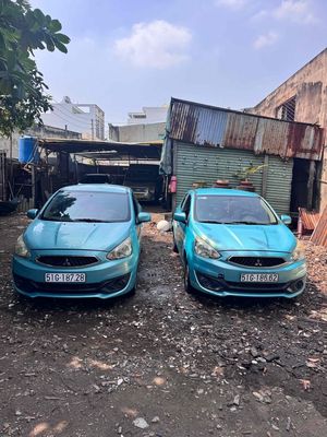 Mitsubishi Mirage 2017 Xanh ngọc 5 người xe zin