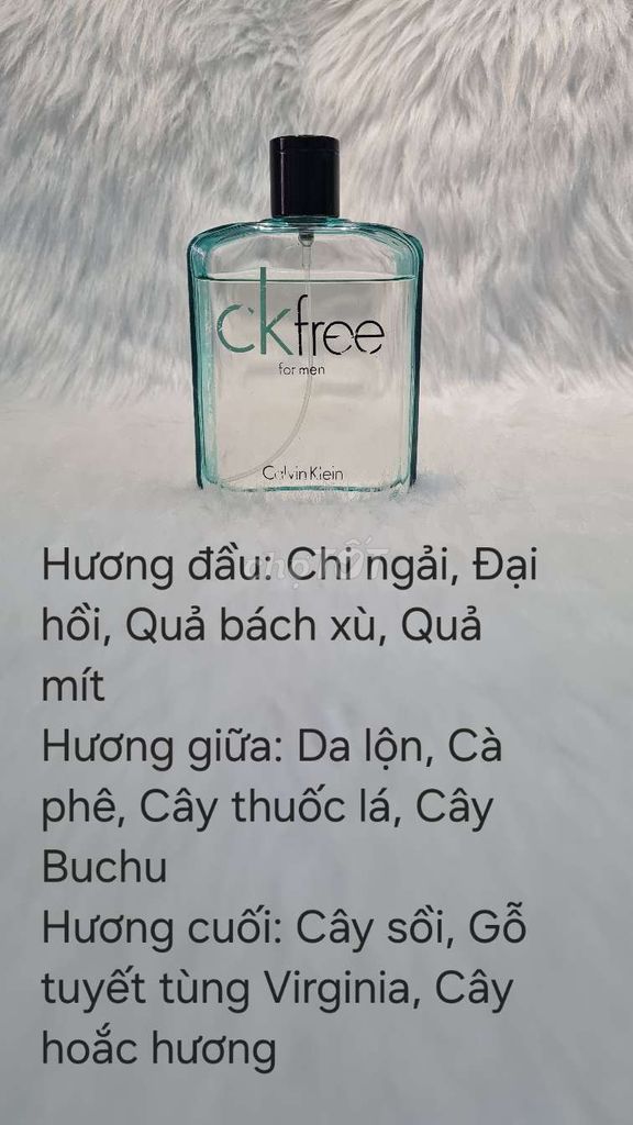 Nước hoa CK nam mùi thể thao