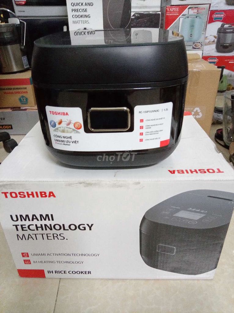 Nồi cơm điện Toshiba Cao tần 1.8 lít Mới. Mua bán Bếp, lò, đồ điện nhà bếp tại Quận Cẩm Lệ Đà Nẵng được đăng bởi Khang hình 1