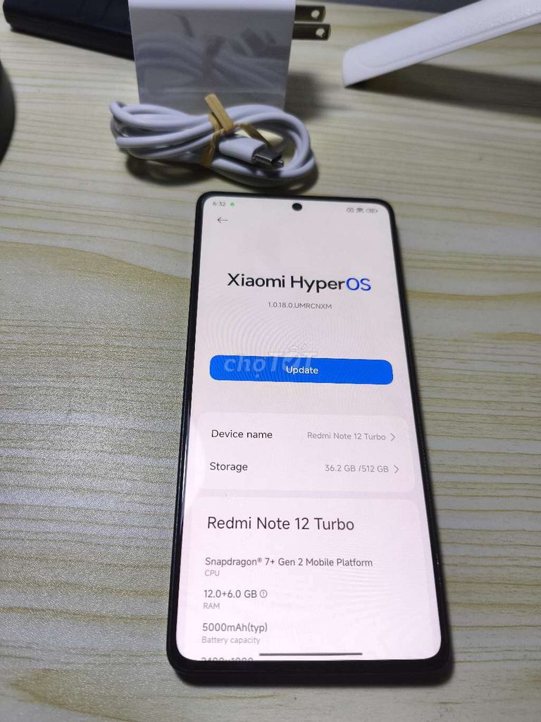 Xiaomi Redmi Note 12 Turbo 512GB Đen. Mua bán Điện thoại tại Quận Cẩm Lệ Đà Nẵng được đăng bởi Điện thoại chơi gêm hình 1