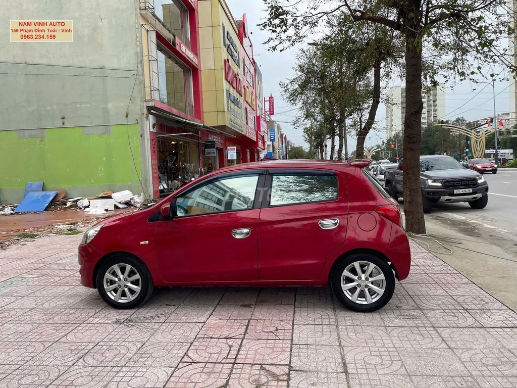 Mitsubishi Mirage 2014 1.2 CVT - siêu đẹp. Mua bán Ô tô tại Thành phố Vinh Nghệ An được đăng bởi Nam Vinh hình 10