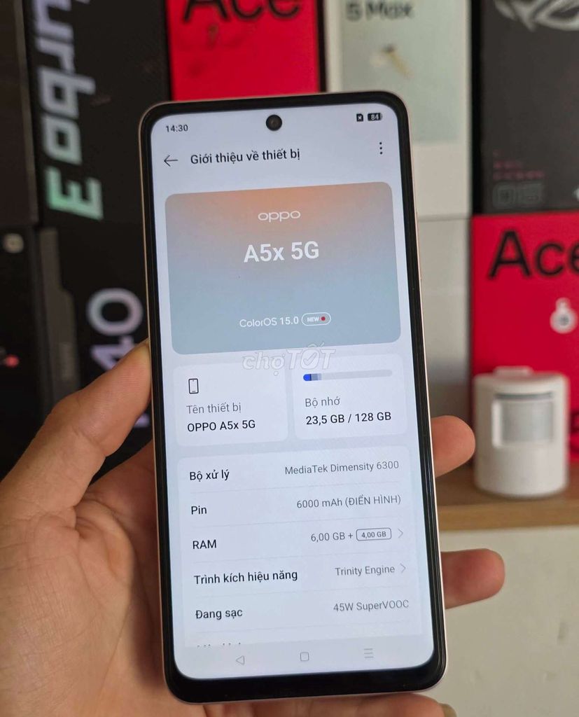 Oppo A5x 5G 6GB/128GB Hồng. Mua bán Điện thoại tại Huyện Bảo Yên Lào Cai được đăng bởi Lê Nam hình 1