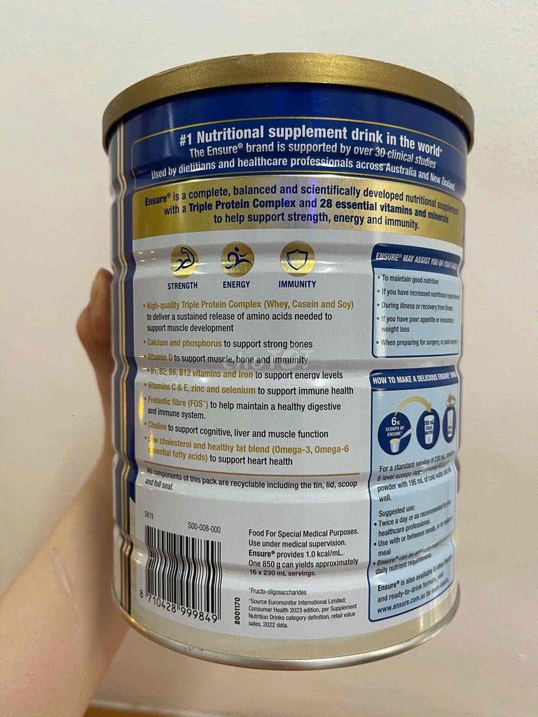 SỮA ÚC XÁCH TAY