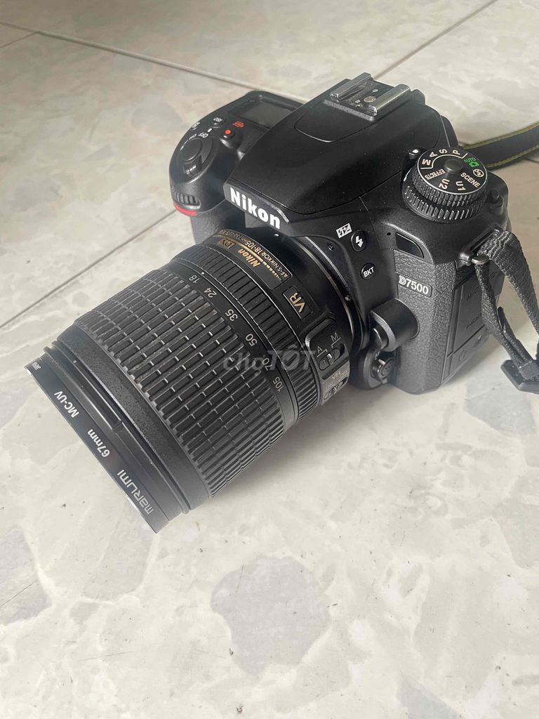 Nikon D7500 len 18-105 VR như mới