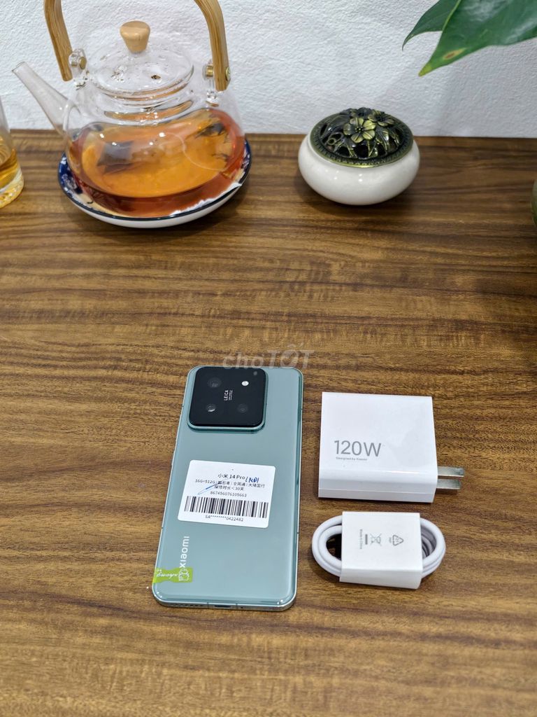 Xiaomi Mi 14 Pro Xanh 16/512 sạc 120w có ship COD. Mua bán Điện thoại tại Quận Ba Đình Hà Nội được đăng bởi Android Top hình 1