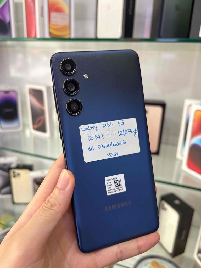 Samsung Galaxy M55 5G 256GB Xanh. Mua bán Điện thoại tại Quận 10 Tp Hồ Chí Minh được đăng bởi Yến Yến hình 1