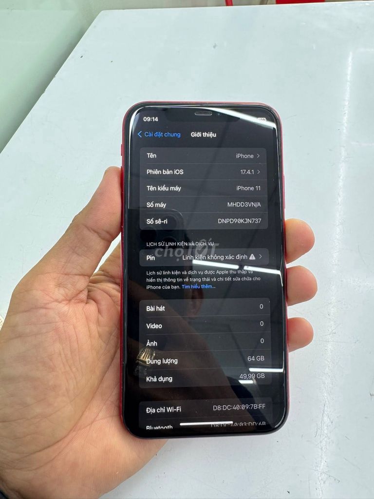 Apple iPhone 11 64GB Đỏ. Mua bán Điện thoại tại Quận 1 Tp Hồ Chí Minh được đăng bởi Hội Đồ Điện Tử hình 1