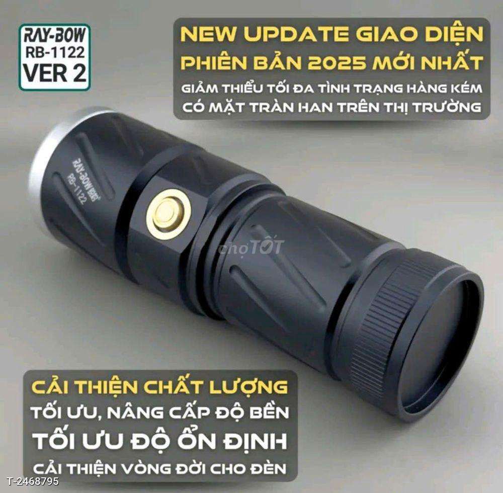 ĐÈN PIN CẦM TAY CHIẾU XA 700M 30W CHỐNG NƯỚC-Ts