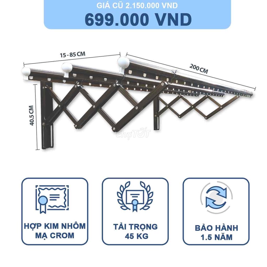 Giàn Phơi Thông Minh Giá Rẻ - Cho Mọi Gia Đình.