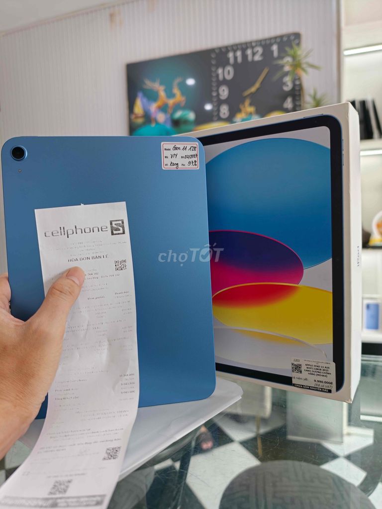 iPad Gen 11 128GB Xanh Likenew fullbox còn BH. Mua bán Máy tính bảng tại Quận Đống Đa Hà Nội được đăng bởi Hà Dương hình 1