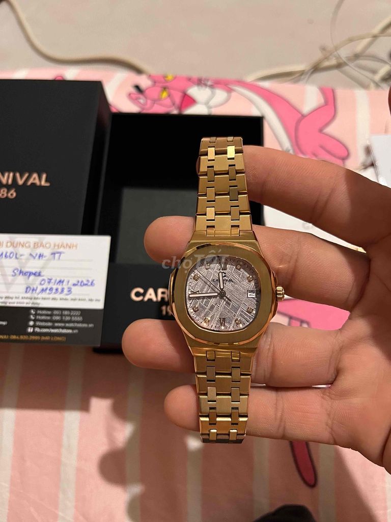 Đồng hồ Carnival 8160L nữ. Mua bán Đồng hồ tại Quận Bình Tân Tp Hồ Chí Minh được đăng bởi SANG hình 1