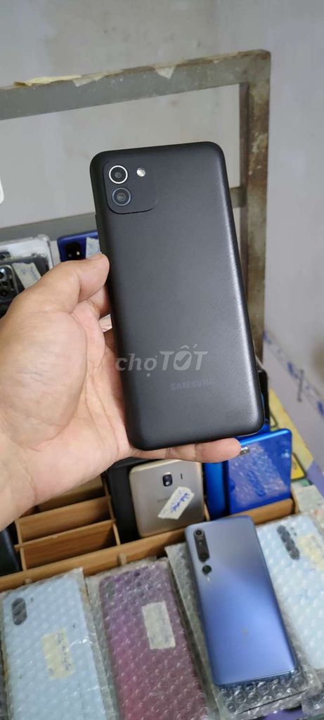 Samsung A03, 32gb, pin 5000, 2sim. Mua bán Điện thoại tại Quận Gò Vấp Tp Hồ Chí Minh được đăng bởi A LONG   nhận thanh toán THẺ TÍN DỤNG hình 1