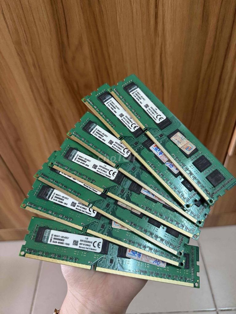 Ram PC ddr3 4gb bus 1333 , loại 2 mặt chip