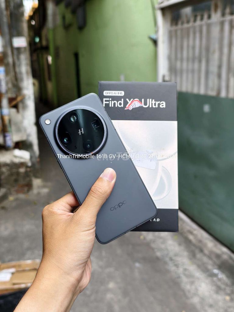 Oppo Find X8 Ultra Đen 16/512 fullbox bản nd. Mua bán Điện thoại tại Quận Gò Vấp Tp Hồ Chí Minh được đăng bởi Thanh Tri hình 1