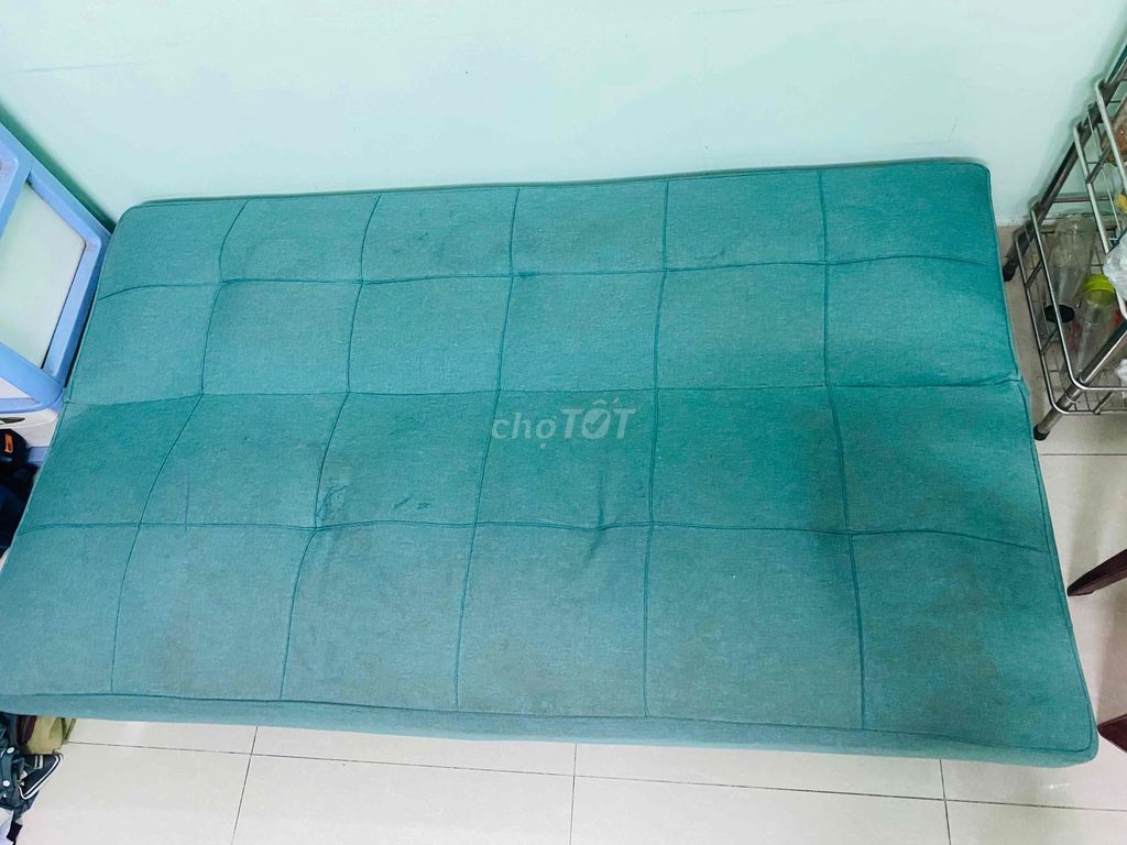 Ghế sofa giường vải 1.8m Xanh ngọc. Mua bán Giường, chăn ga gối nệm tại Quận 7 Tp Hồ Chí Minh được đăng bởi A KHOA hình 1