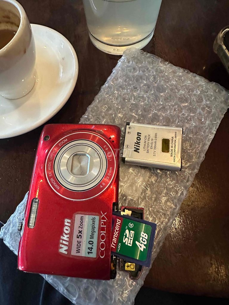 Máy ảnh Nikon Coolpix S3100 Đỏ. Mua bán Máy ảnh, Máy quay tại Thành phố Huế Thừa Thiên Huế được đăng bởi RẺ NHẤT HUẾ hình 1