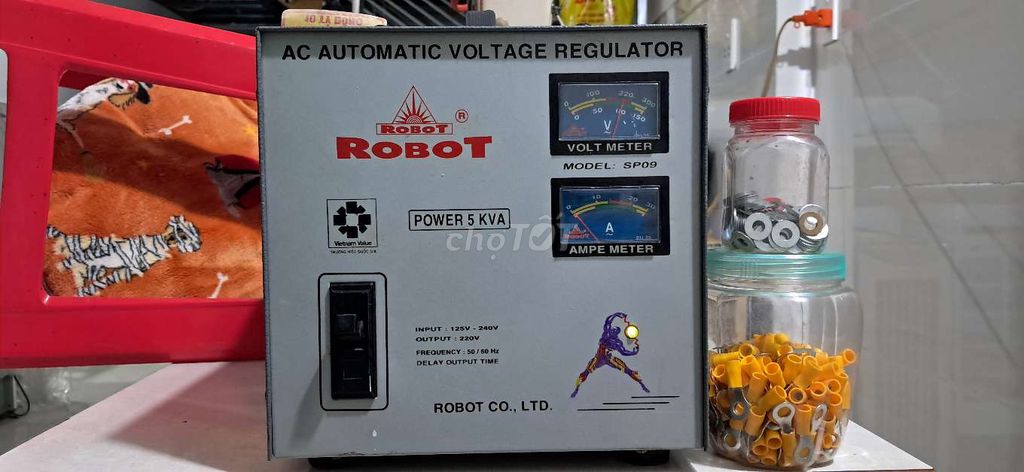 ÔN ÁP 5KVA ROBOT DAI 125V - ĐIỆN 220V