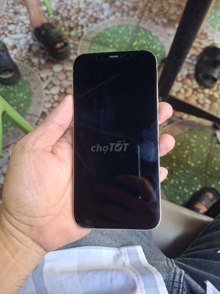 IPhone 12 Promax 128GB gold quốc tế. Mua bán Điện thoại tại Quận Bình Tân Tp Hồ Chí Minh được đăng bởi V I N H hình 1