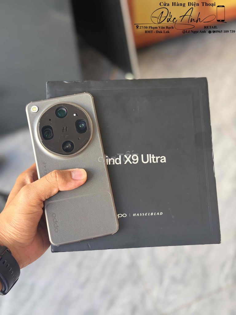 Oppo Find X9 Ultra 12GB 512GB Xám. Mua bán Điện thoại tại Thành phố Buôn Ma Thuột Đắk Lắk được đăng bởi Đức Anh Retail hình 1