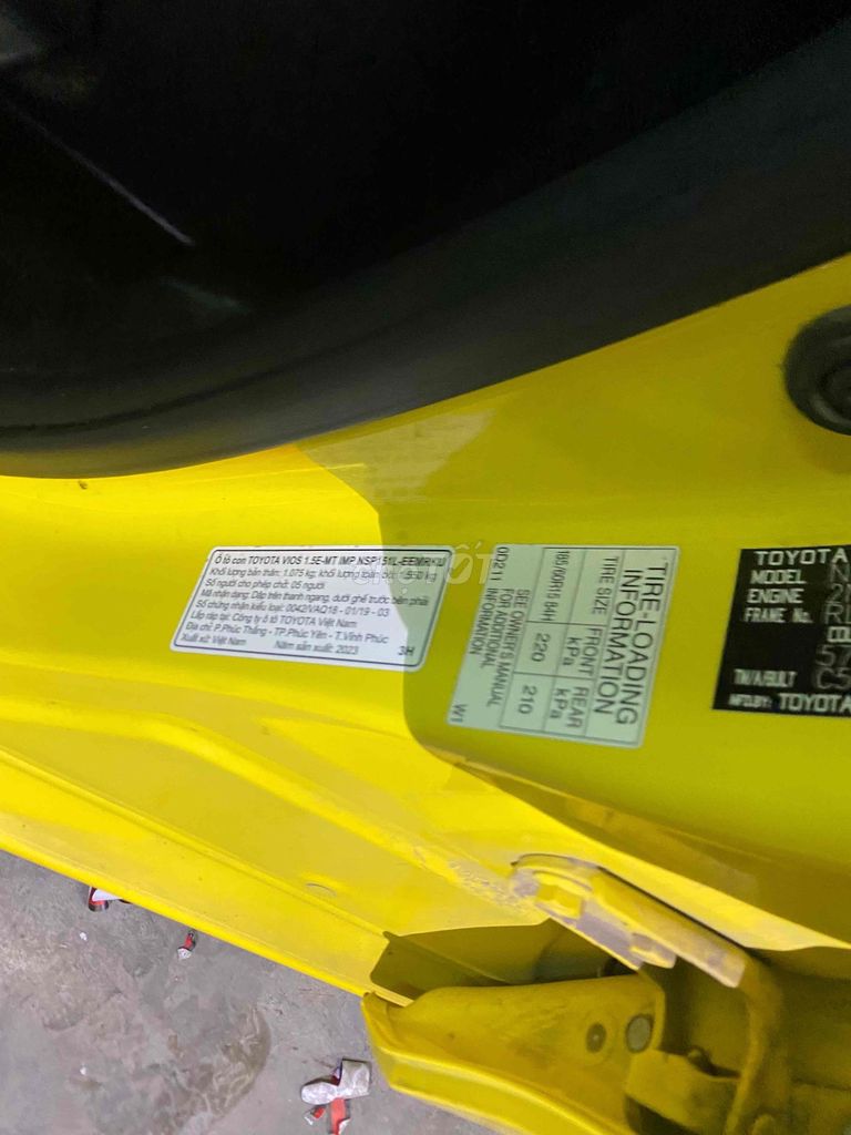 Toyota Vios 2023 Số sàn màu không lỗi. Mua bán Ô tô tại Quận 12 Tp Hồ Chí Minh được đăng bởi Thảo Đàm hình 11