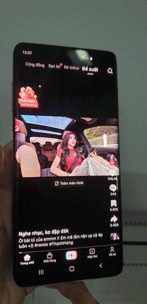 Samsung S10 Plus 8GB ram lướt tiktok khỏe. Mua bán Điện thoại tại Quận 12 Tp Hồ Chí Minh được đăng bởi Trần Gia Bảo hình 1