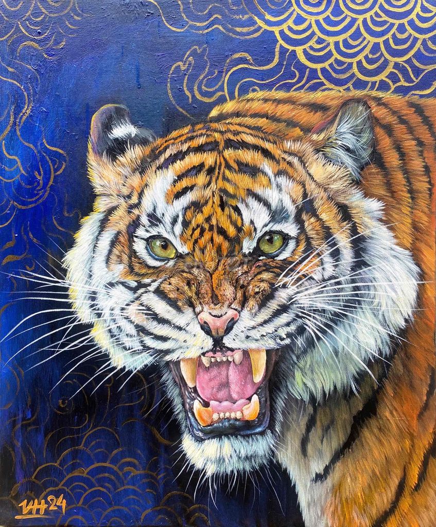 Tranh Sơn dầu & Arcylic vẽ tay 100%. Mua bán Cây cảnh, đồ trang trí tại Thành phố Huế Thừa Thiên Huế được đăng bởi Local Dog hình 1