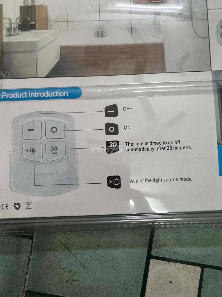 Đèn LED Trắng Nhựa Điều khiển từ xa. Mua bán Đèn tại Quận 8 Tp Hồ Chí Minh được đăng bởi Linh Đào  hình 1