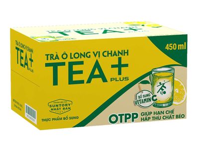 Trà ô long tea vị chanh 450ml